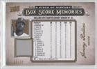 2008 UD A Piece of History Box Score Memories Jersey Gold #BSM4 - Mark Teixeira/75