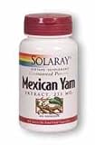 Mexican Yam Root Extract 275 mg By Solaray - 60 Capsules