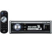 JVC KD-SH1000 Single DIN In-Dash CD Receiver With Front USB Port and Motorized Faceplate (Silver)