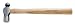 Fuller Tool 611-4040 40-Ounce PRO Ball Peen Hammer with Hickory Shaft
