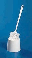 Toilet Bowl Brush Holder, fits RUB6310, White Plastic, 24/carton RUB631100WE