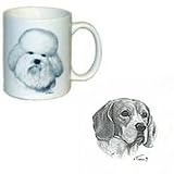 Beagle Coffee Mug, Porcelain by Rosalinde (11 oz.)