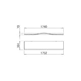 LIXIL メンテナンス部品 住器用部品 バスルーム 浴槽エプロン 1818 ライトグレー[RTPB003]