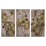 Uttermost Lotus I Ii Iii S/3 Art 50946