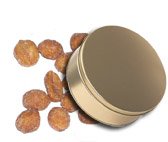 1 and 1 2 lb Honey Roasted Peanuts Tin - Gold by Catoctin Kettle Korn