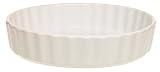 Chantal Ceramic 1.5-Quart Quiche Pan, White