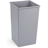 Rubbermaid-Beige Square Container (3958BG) Category: Indoor Trash Cans and Containers