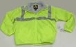 High Visibility Ultra Fleece Lined Jacket Lime Green Class 2