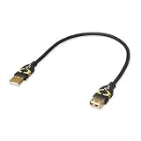 USB 2.0 Shortys, A Male To A Female, 1 Ft.