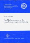 Das Nacherbenrecht in der Immobiliarzwangsversteigerung. Bd.59