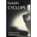 Cyclops by Euripides. [2001] Paperback