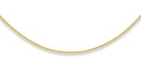 14k Yellow Box Chain Childrens Chain - 13 Inch