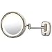 The Kimball and Young Polished Nickel Pivot Arm 5X Lighted Wall Magnifying Mirror offers a 5X magnification in a beautiful polished nickel finish. This premium quality low vision magnifying mirror enables you to apply make up, shave and any other activity that requires special care and magnified viewing. The Kimball and Young Polished Nickel Pivot Arm 5X Lighted Wall Magnifying Mirror can be found in many of the finest hotels and resorts around the world. This beautiful wall mounted magnifying mirror comes in a polished finish and extends up to 13" from your bathroom wall. The Kimball and Young Polished Nickel Pivot Arm 5X Lighted Wall Magnifying Mirror and makes a beautiful addition to any bathroom.