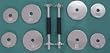 40lb Chrome Dumbell Set