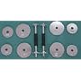 40lb Chrome Dumbell Set