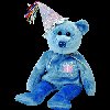 TY Beanie Baby - SEPTEMBER the Teddy Birthday Bear w hatB000F8J3LE : image