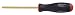 Bondhus 38686 Set of 6 Balldriver Screwdrivers with GoldGuard Finish, sizes 1.5-5mm