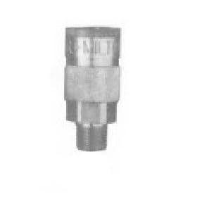 Milton (MILS-786) 1/4" NPT Male Tru-Flate/Parker T Style Coupler 1 pack