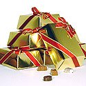 Mondose Gold Standard Pralines: Gold Brick Ballotin, 8 Oz/225 G