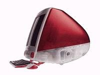 Apple iMac Strawberry All in one 1 x PPC G3 400 MHz RAM 64 MB HDD 1 x 10 GB DVD RAGE 128VR Mdm MacOS Monitor 15 CRT
