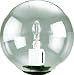 Outdoor Globe Post Light Fixture - HPS