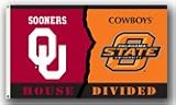 Oklahoma vs Oklahoma State Rivalry 3x5 Flag