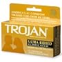 Trojan Ultra Ribbed Lubricated Latex Condoms - 12 ea