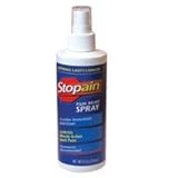 Stopain pain relief spray for arthritis, muscle and back pain - 8 oz
