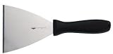Paderno World Cuisine stainless steel triangular spatula, 3 1/8 width