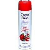 Carpet Fresh 280174 No-Vacuum Aerosol Foam Carpet Odor Eliminator, 10.5 oz. Apple Cinnamon Fragrance