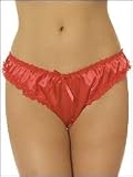 Sinful Satin Crotchless Panty