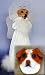 Red Merle Aussie Guardian Angel and Tree Topper