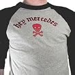 Hey Mercedes - Skull & Crossbones - Long Sleeve Shirt