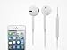 Apple Original Spec iPhone 6/6 Plus/5C/5S/5 Earphones with Remote and Mic, REUSABLE Compact Case, Travel Friendly, MFi, EarPods, OEM White, Best Noise Cancelling Earbuds,