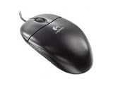 Logitech S96 Optical Wheel Mouse - Mouse - optical - 3 button(s) - wired - PS/2 - black - OEM