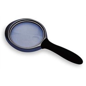 Buy 2X - 4X Round Handheld Magnifier with Acrylic Lens, 3-1 4 diameter by BAUSCH & LOMB, INC. now!