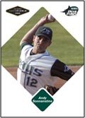 2005 Just Minors Justifiable 76 Andy Sonnanstine (Baseball Cards) SW Michigan TB