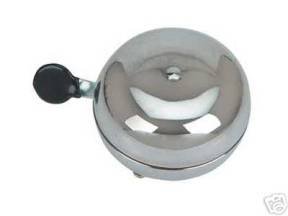 SportingGoods: Chrome Large Ding Dong 80mm Bell Bicycle