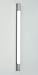 Kitchen & Housewares : palermo 900 modern unswitched bathroom wall light in polished chrome with white shade