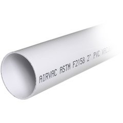 AIRVAC VM101-8 CENTRAL VACUUM PVC PIPES (8-PACK)