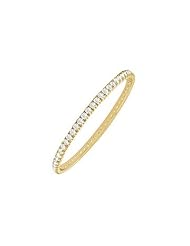 Diamond Eternity Bangle 18K Yellow Gold - 3.00 CT Diamonds