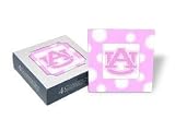 Set of 4 Ceramic Coasters (4x4) Auburn Pink Coaster Set Auburn Tigers Beverage Drinkware