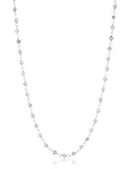 Sethi Couture Gray Diamond 36" Wire Wrap Chain