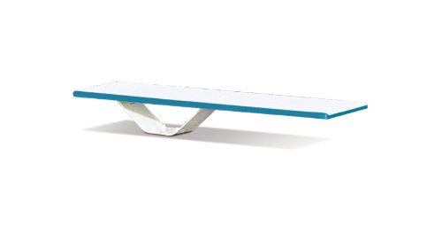S.R. Smith 66-209-586S2 Frontier II Replacement Diving Board, 6-Feet, Radiant White