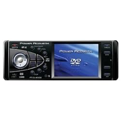 Power Acoustik Ptid4003tv 3.6-in 4:3 Ratio Din Size In-dash Fully Motorized Tft Monitor/dvd/am/fm