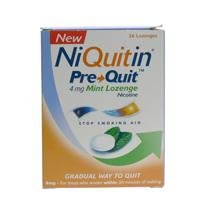 NIQUITIN PRE QUIT 4MG MINT LOZENGE Preisvergleich