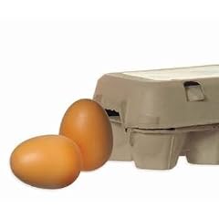 Erzi 17011 - Eier, braun (6er-Pack)