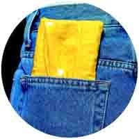 PocketSeat Inflatable Stadium Seat Cushion 9x13 Orange