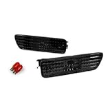 1999-2004 VW MK4 Jetta GOLF Bora CRYSTAL Type Smoked Front Bumper Side Marker by Depo