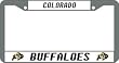 Colorado Buffaloes Chrome License Plate Frame - SET OF 6 - Sports Merchandise